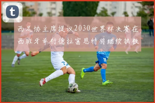 西足协主席提议2030世界杯决赛在西班牙举行德拉富恩特将继续执教国家队