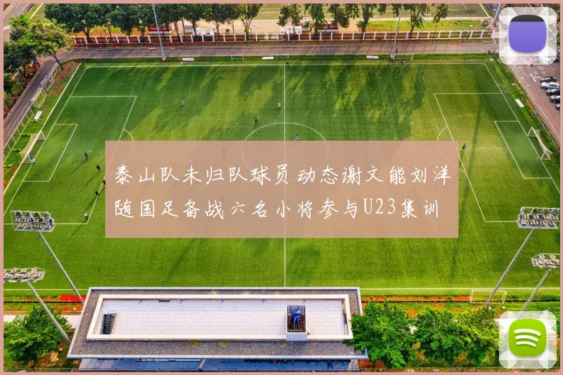 泰山队未归队球员动态谢文能刘洋随国足备战六名小将参与U23集训